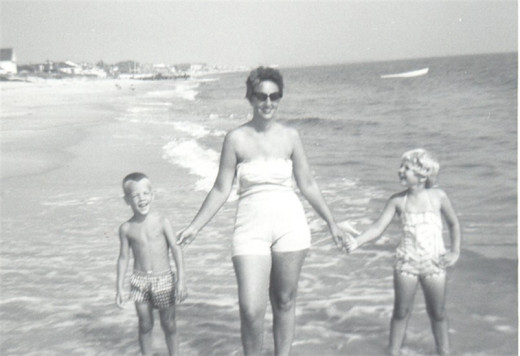 Family at Ocean View, Virginia 1963
