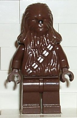 Dark Brown Chewbacca Lego Minifigure 