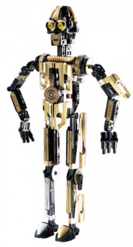 Lego Star Wars Technic C-3PO 8007 Assembled