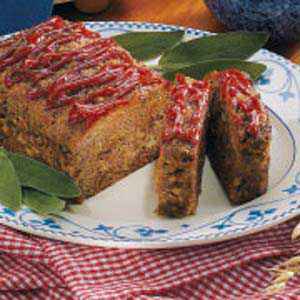 Meat loaf with oatmeal