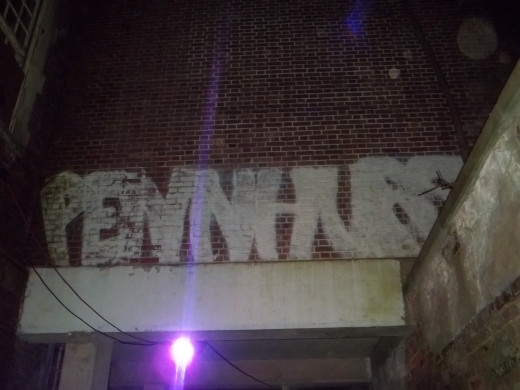 The entrance to Pennhurst State School.