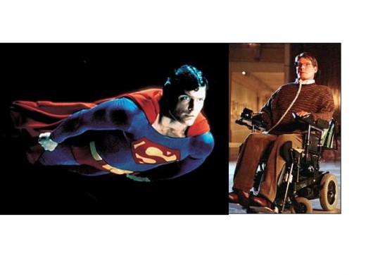 Christopher Reeves as Superman and Dr. Virgil Swann 