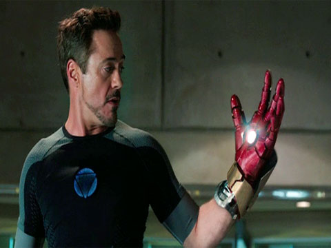 Tony Stark gives a whole new meaning to left handed