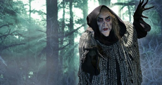 A pretty witch from Hansel and Gretel Witch Hunters
