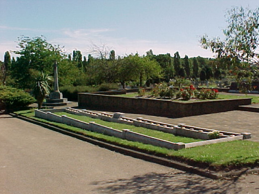 Hither Green Cemetary- South East London. War memorial to the people of Lewisham who died in the war and the class at Sandhurst Road School who were killed with their teacher