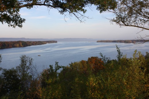 A view of the Mississippi River