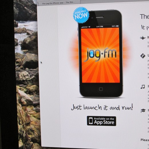 The jog.fm iPhone app!