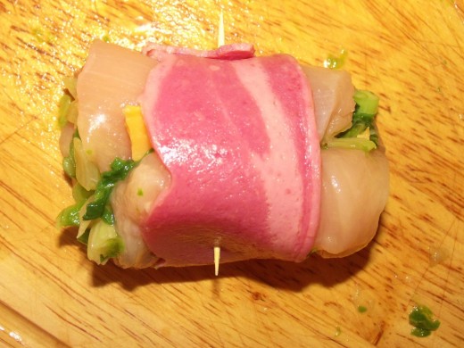 Chicken with Turkey Bacon