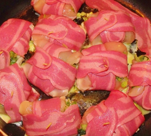 Waiting for bacon to brown