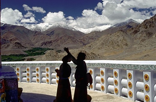 Ladakh, a  Buddhist land the the shadow of the high Himalayas