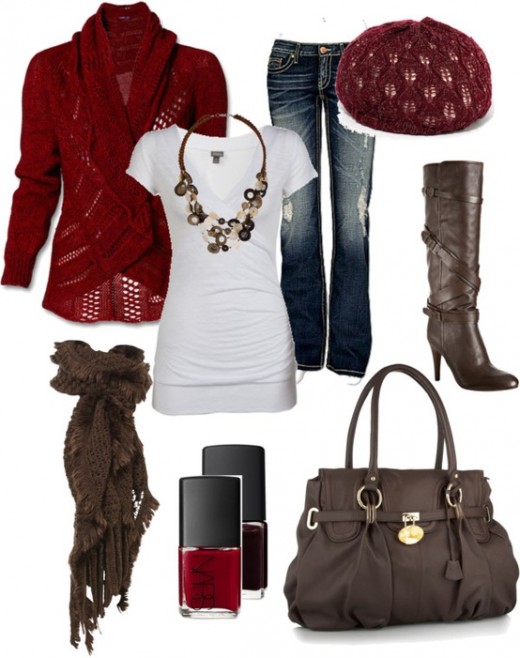 Red and Brown