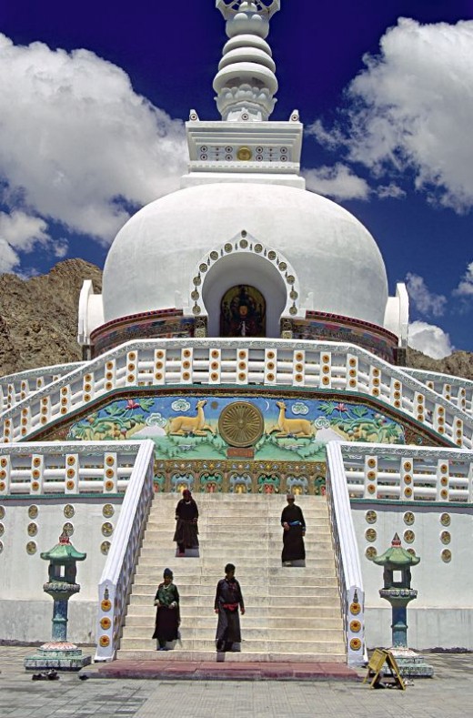 The Peace Stupa, Ladakh