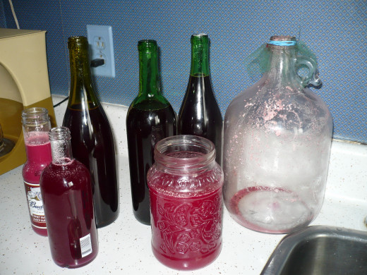 After the wine stops fermenting in about a months  time, you can safely bottle it up into you favorite wine bottle and let it sit until you can`t stand it anymore, then drink it!