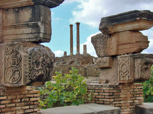 The Capitoline Temple dedicated to Jupiter, Timgad