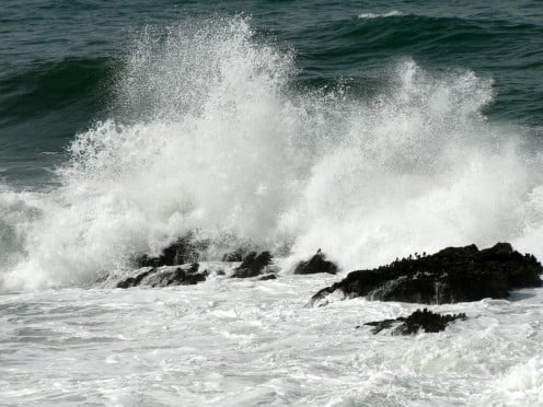 Surf near Pigion Point