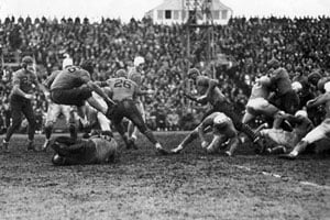 Detroit Lions vs. Chicago Bears at the 1934 NFL Thanksgiving Classic