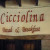 Entrance sign to Ciccolina Bread & Breakfast 