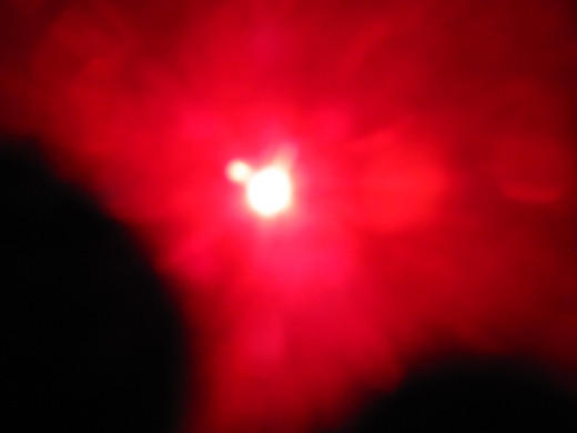 This is the best photo I have taken of Nibiru Planet X to date (taken in late August 2012).