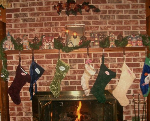 Stockings hung by the chimney with care . . . 