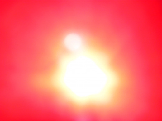 This a much clearer image of the orb just outside our Sun's glare.