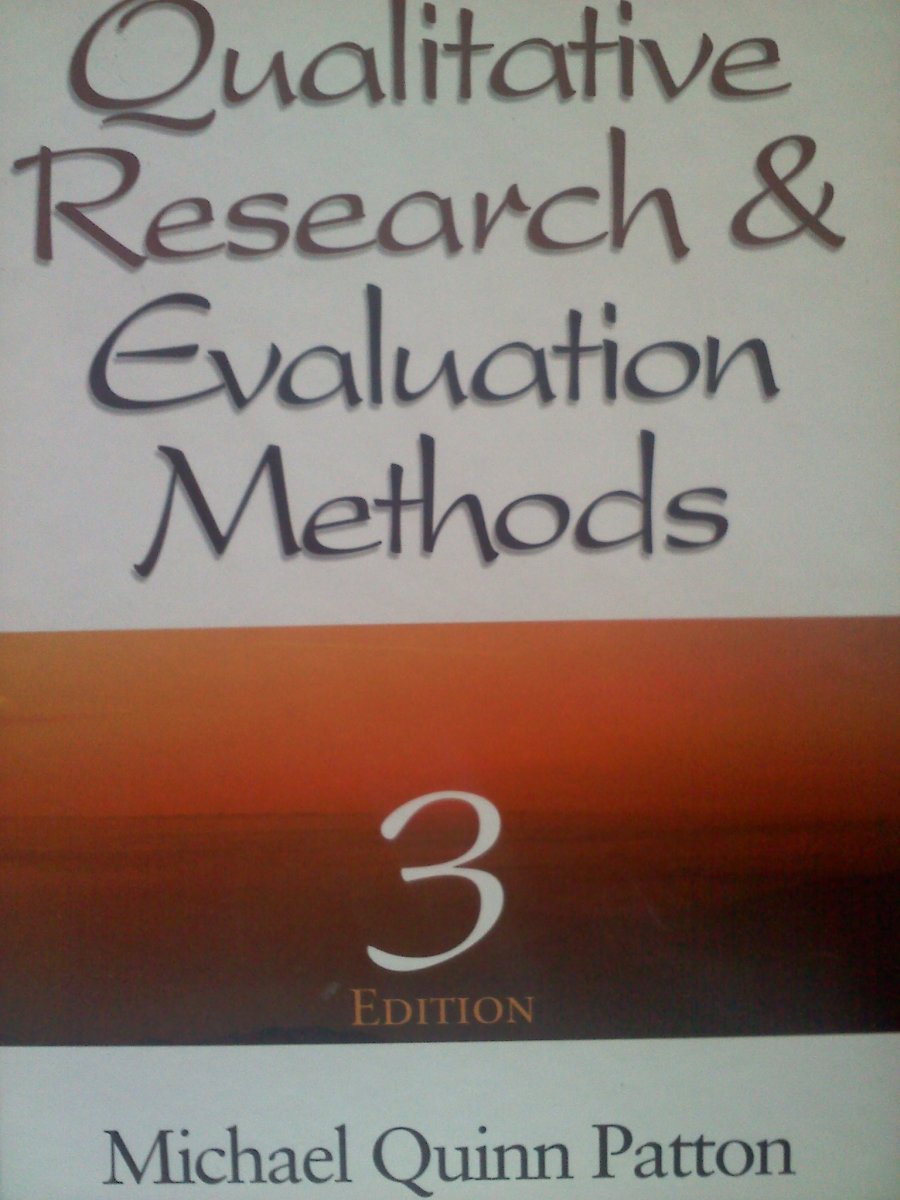A Good Textbook for Qualitative Research and Evaluation Methods