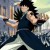 Gajeel Redfox challenging the enemy Gajeel Redfox challenging the enemy
