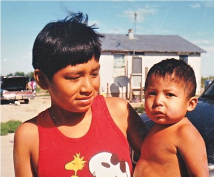 Lakota Sioux children - the Future Generations