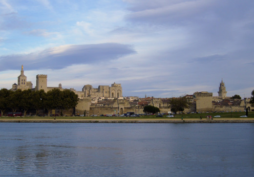 The city of Avignon 
