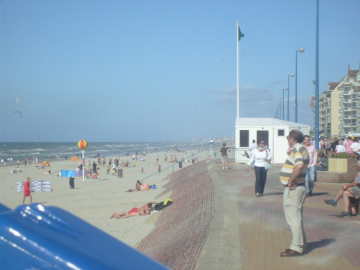 Northern extremity of France at Bray-Dunes