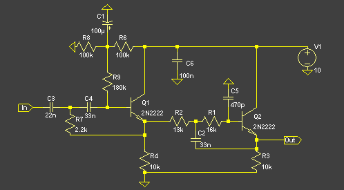An easy to make speech filter circuit.