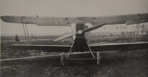 Nose-on view of the Ballila
