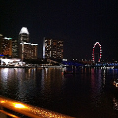 A view of the Singapore Skyline to complete our journey. 