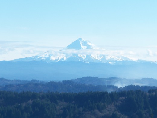 Shot from the top of Mt. Scott  (Clackamas Oregon)prior to sunset