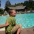 The author's six year old son waits patiently for a dolphin to swim by. The author's six year old son waits patiently for a dolphin to swim by.