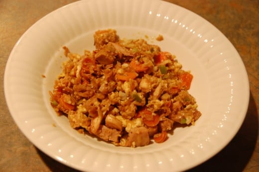 Turkey fried rice, delicious!