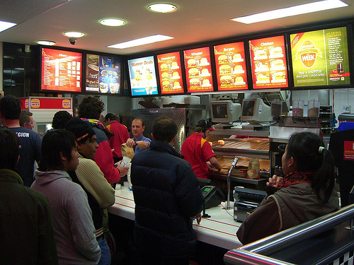 For some families, the fast food restaurant is a very familiar place several times each week