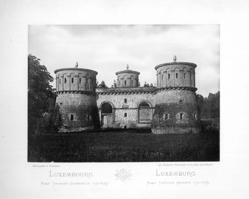 Fort Thuengen, 1893, Luxembourg City