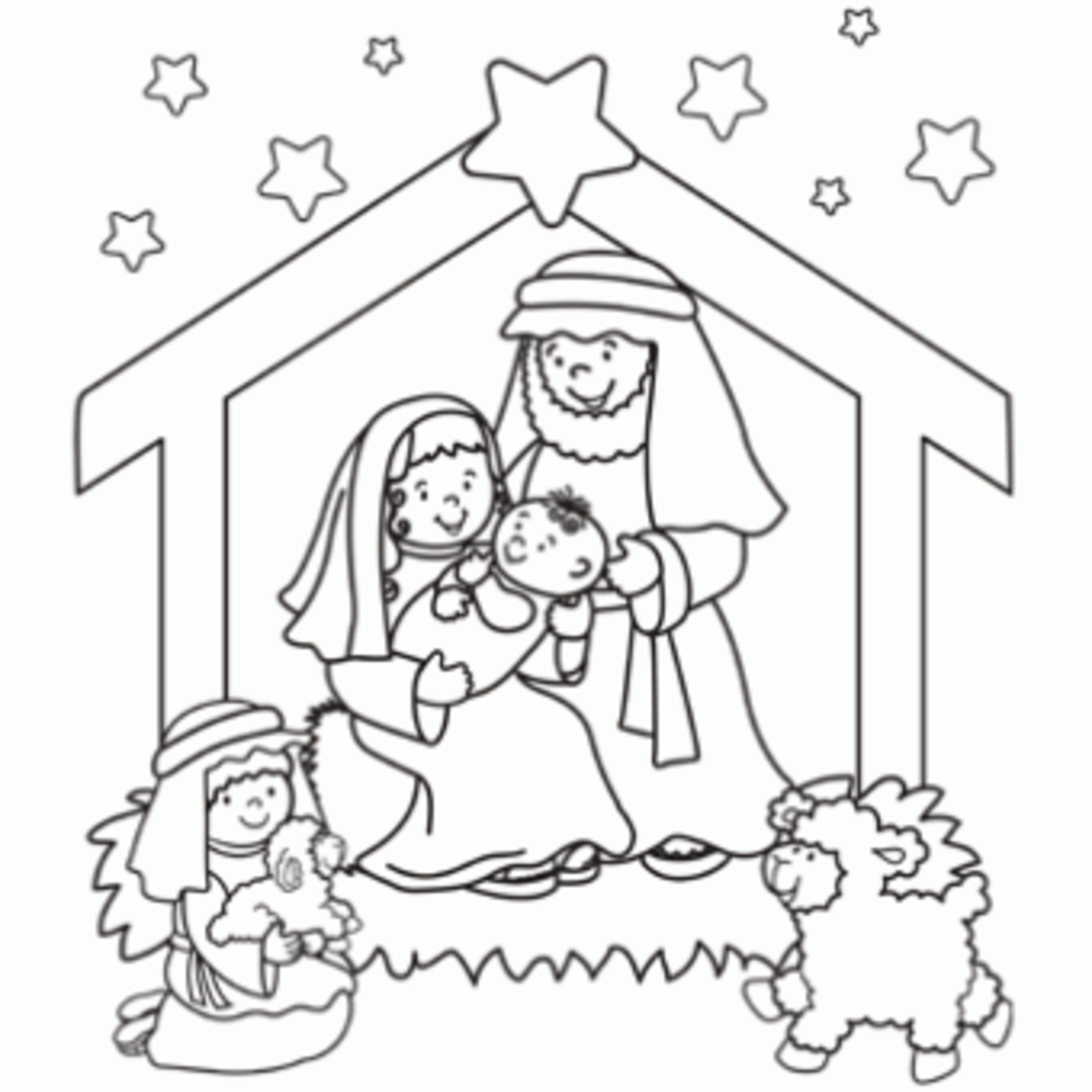 Online Christmas Nativity Printables | hubpages