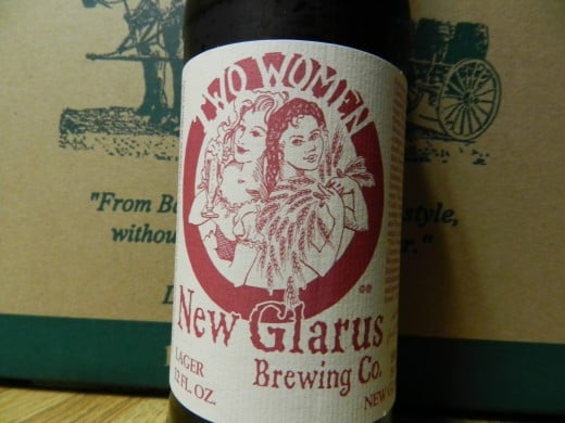 Two Women lager label by New Glarus Brewing Company