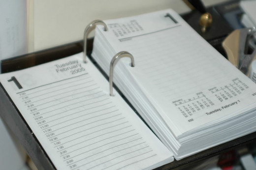 A planner is essential to balancing an academic life and social life.