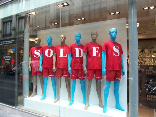 Sales in Paris 