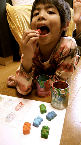 The process of creativity to help kids develop the ability to think outside the box and find more than one solution.