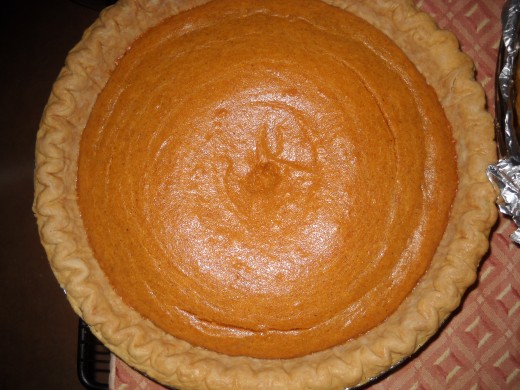 Pie, sweet potato or pumpkin