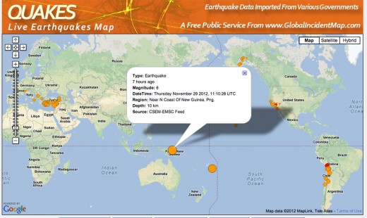 Papua New Guinea experienced a 6.0 earthquake earlier this week.
