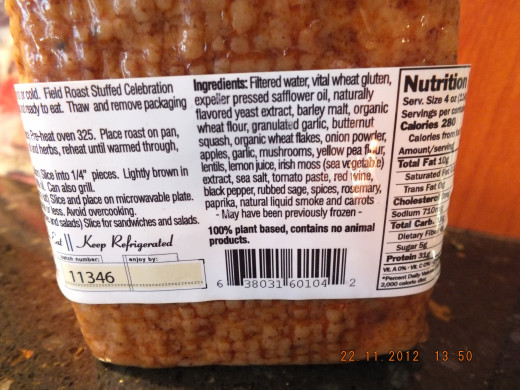 I thought maybe you would want to read the ingredients. You can get this at Earthfare or in the freezer section of Whole Foods.