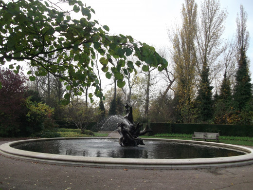 Triton Fountain in the Queen Mary's  Garden
