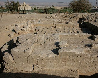The remains of ancient Jericho