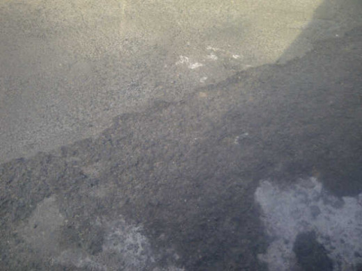 Asphalt surface