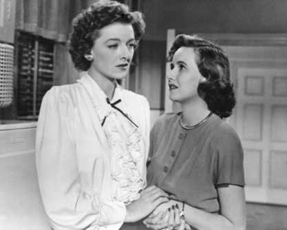 Myrna Loy and Teresa Wright