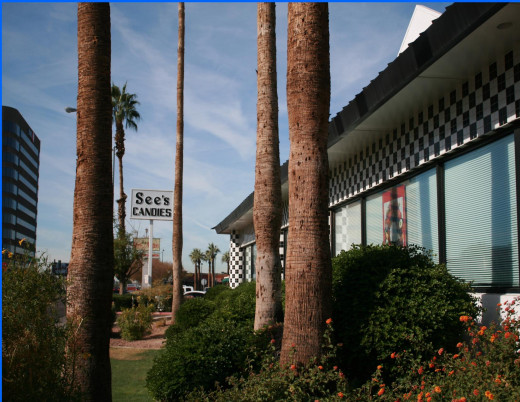 Exterior view See's Candies in Phoenix at Camelback and Central